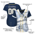 customized milwaukee brewers arrow fade navy blue white jersey best selling