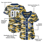customized milwaukee brewers camo splash navy blue jersey best selling