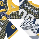 customized milwaukee brewers curved stripes navy blue white jersey best selling