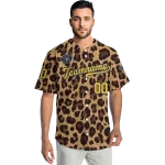 customized milwaukee brewers leopard spot jersey best selling