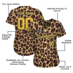 customized milwaukee brewers leopard spot jersey best selling