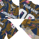 customized milwaukee brewers tropical flamingo navy blue jersey best selling