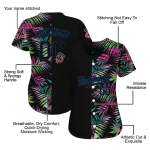 customized minnesota twins palm leaf black jersey best selling