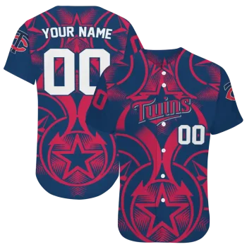 customized minnesota twins star circle navy jersey best selling