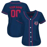 customized minnesota twins stripe pattern navy jersey best selling