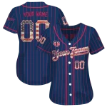 customized minnesota twins vertical stripes navy jersey best selling