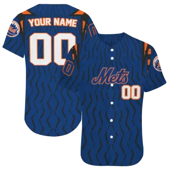 customized new york mets chevron rhythm blue jersey best selling