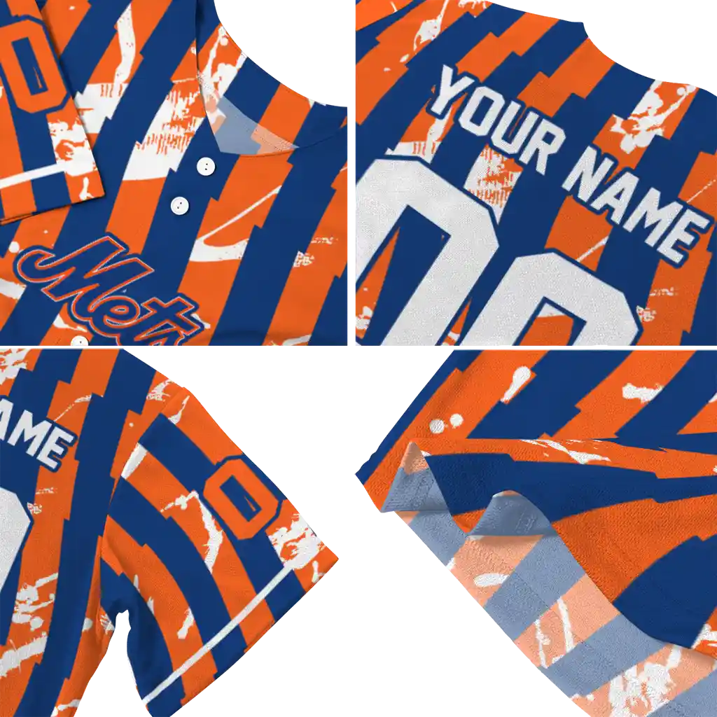 customized new york mets stripe paint blue jersey new arrival customized new york mets stripe paint blue jersey new arrival