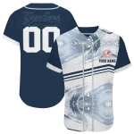 customized new york yankees arrow fade navy white jersey best selling