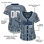 customized new york yankees blazing stripes navy jersey best selling