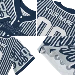 customized new york yankees blazing stripes navy jersey best selling