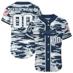 customized new york yankees camo splash navy jersey best selling