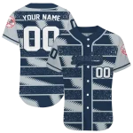 customized new york yankees edgy stripes navy jersey best selling