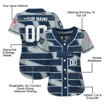 customized new york yankees edgy stripes navy jersey best selling