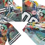 customized new york yankees geometric fusion aqua jersey best selling