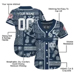 customized new york yankees pineapple palm geo navy jersey best selling