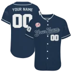 customized new york yankees plain classic navy jersey best selling