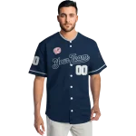 customized new york yankees plain classic navy jersey best selling
