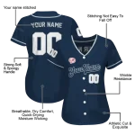 customized new york yankees plain classic navy jersey best selling