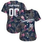 customized new york yankees tropical flamingo navy jersey best selling