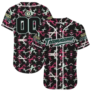 customized oakland athletics abstract x black jersey best selling