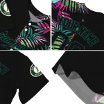 customized oakland athletics palm leaf black jersey best selling