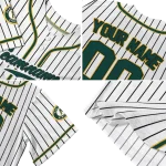 customized oakland athletics pinstripe lines white jersey best selling