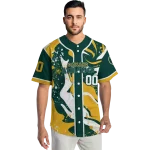 customized oakland athletics splash swirl green jersey best selling