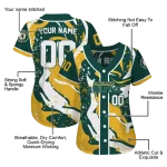 customized oakland athletics splash swirl green jersey best selling