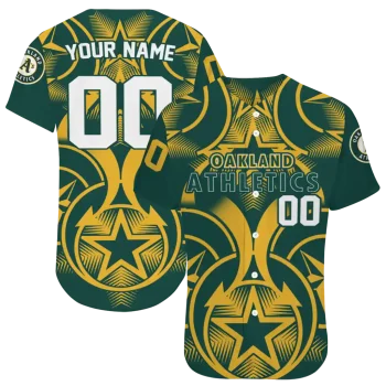 customized oakland athletics star circle green jersey best selling