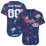 customized philadelphia phillies sailboat island blue jersey best selling