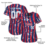 customized philadelphia phillies stripe paint blue jersey best selling
