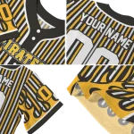 customized pittsburgh pirates blazing stripes black jersey best selling