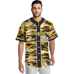 customized pittsburgh pirates camo splash black jersey best selling