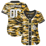customized pittsburgh pirates camo splash black jersey best selling