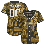 customized pittsburgh pirates pineapple palm geo black jersey best selling