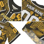 customized pittsburgh pirates pineapple palm geo black jersey best selling