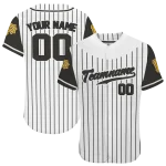 customized pittsburgh pirates pinstripe black white jersey best selling