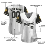 customized pittsburgh pirates pinstripe black white jersey best selling