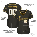 customized pittsburgh pirates plain classic black jersey best selling