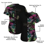 customized san diego padres palm leaf black jersey best selling