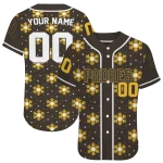 customized san diego padres snowflake festive brown jersey best selling