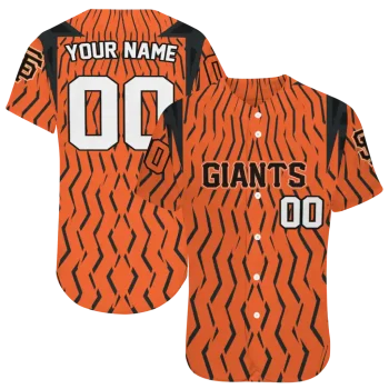 customized san francisco giants chevron rhythm orange jersey best selling