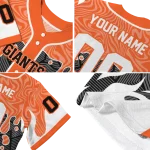 customized san francisco giants pattern drip orange white jersey best selling