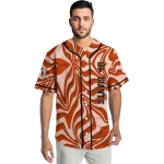 customized san francisco giants psychedelic curves orange jersey best selling