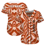 customized san francisco giants psychedelic curves orange jersey best selling