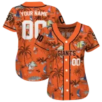 customized san francisco giants sailboat island orange jersey best selling