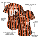 customized san francisco giants stripe paint orange jersey best selling