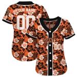 customized san francisco giants tropical hibiscus black jersey best selling
