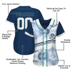 customized seattle mariners arrow fade navy blue white jersey best selling